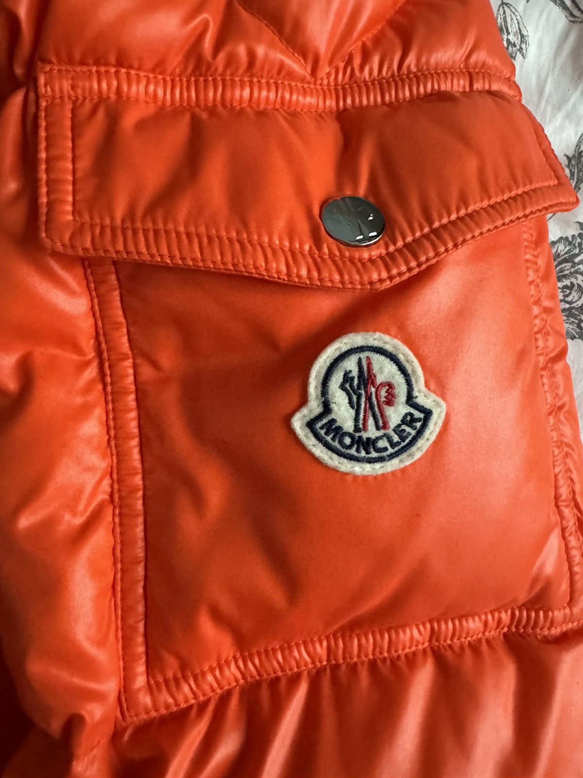 Moncler Moncler Wilson Giubotto Orange Size 4 Size US XL / EU 56 / 4 - 2 Thumbnail