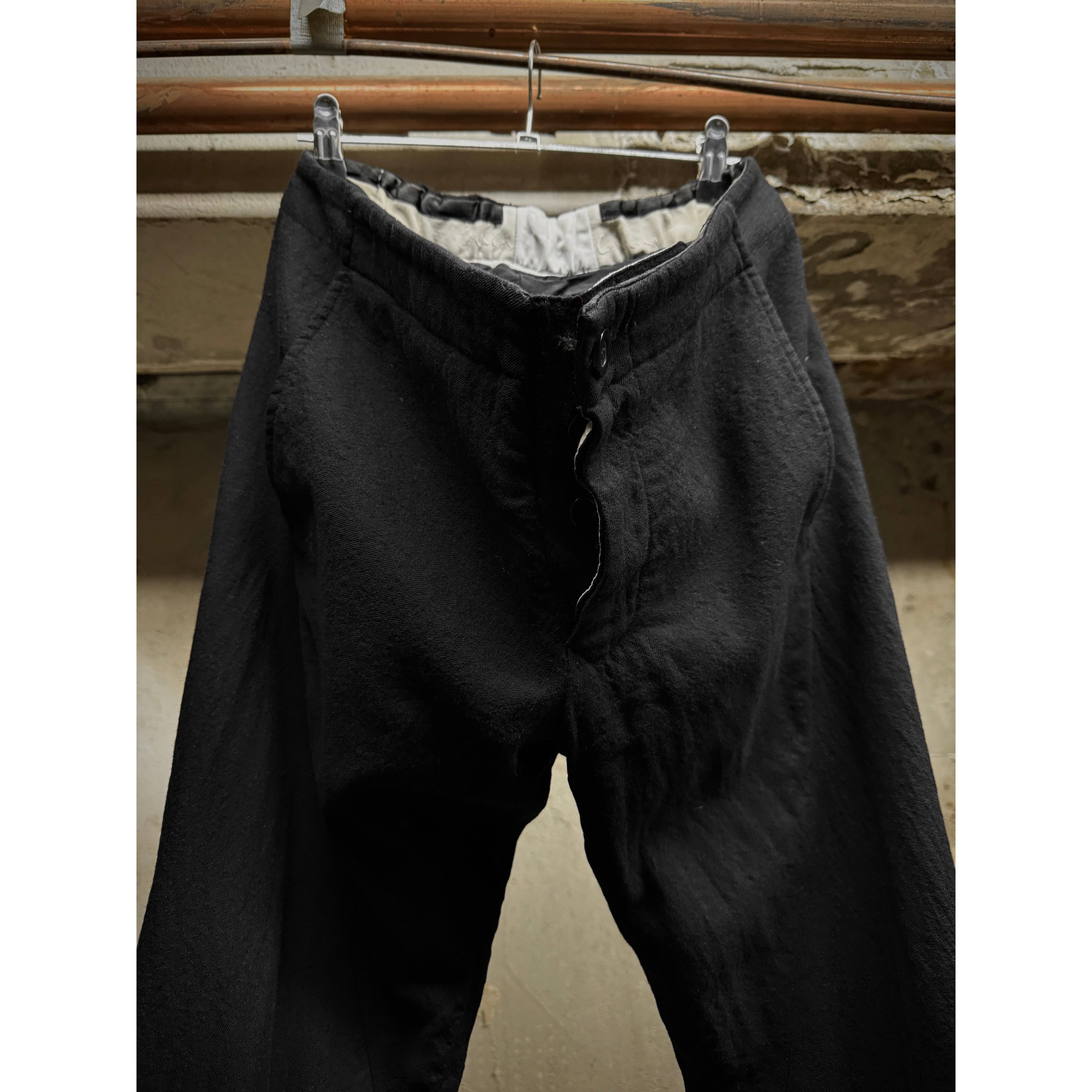 Rick Owens Rick Owens AW08 STAG Bias Cut Frayed Hem Flare Wool Trousers Size US 34 / EU 50 - 2 Thumbnail