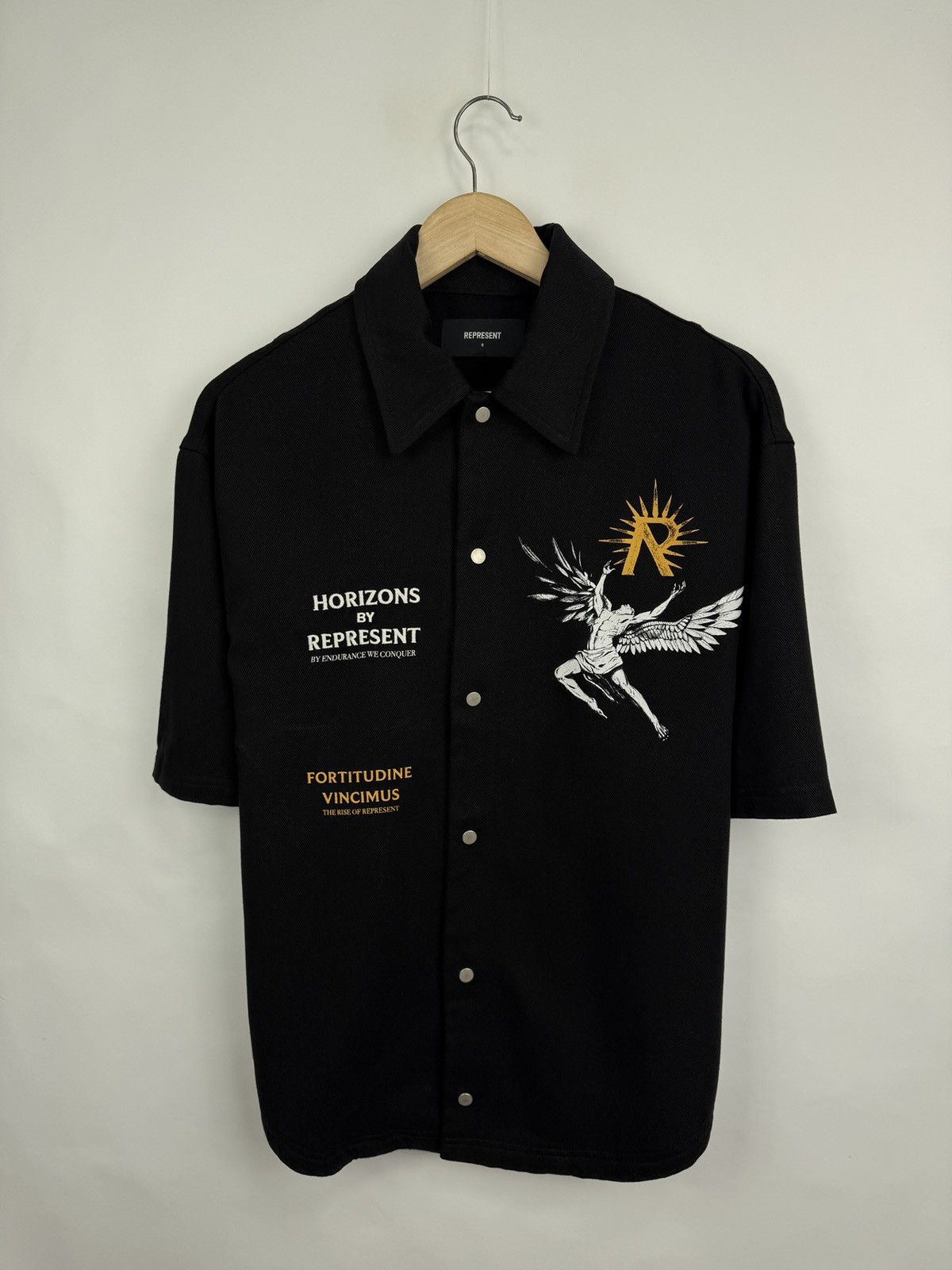 Represent Clo. 🇺🇸 Y2K Represent Clo Icarus Horizons Shirt Rare Retro Size US M / EU 48-50 / 2 - 7 Thumbnail