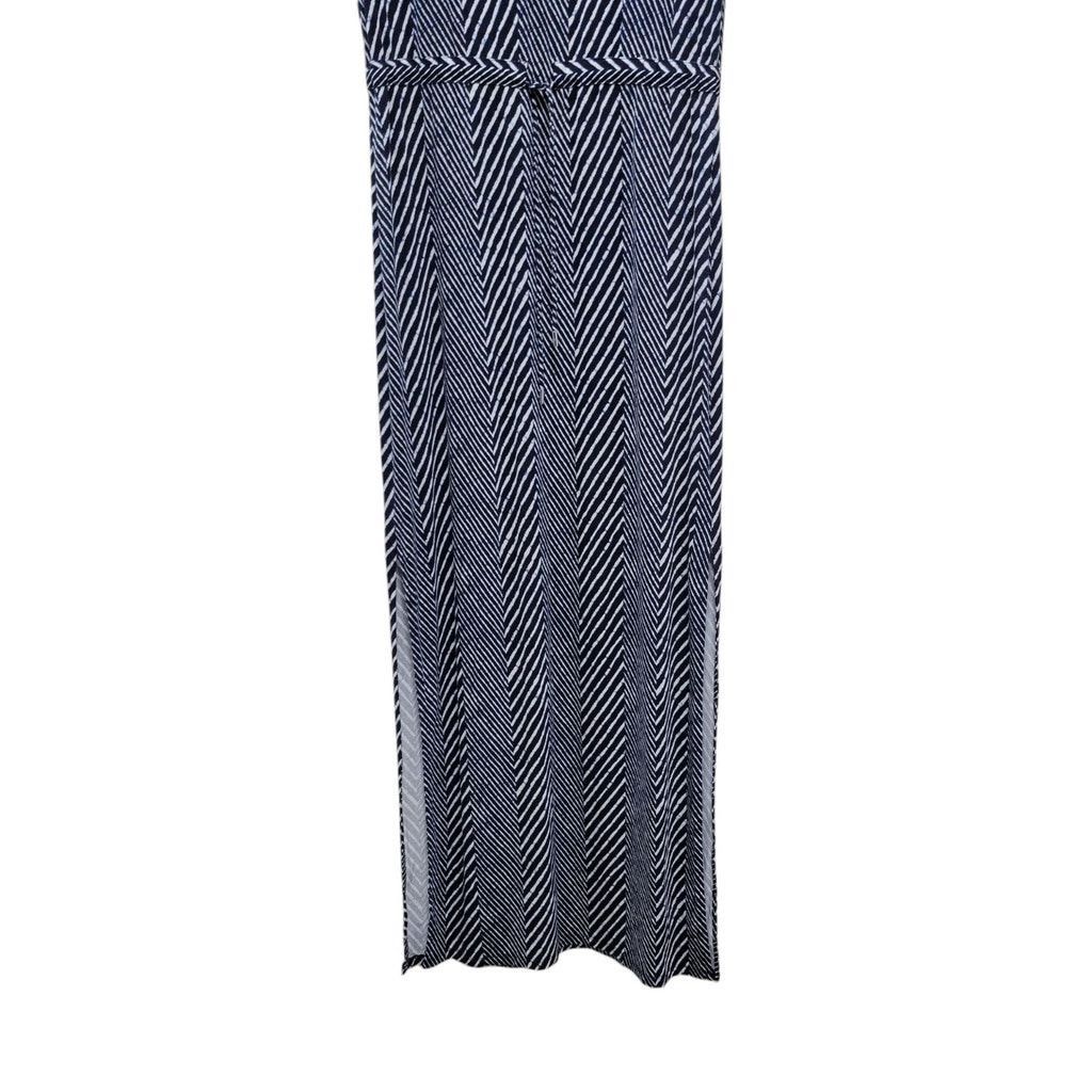 Michael Kors Michael Kors Women's Short Sleeves Blue Stripes Side Slit Size XS / US 0-2 / IT 36-38 - 3 Thumbnail