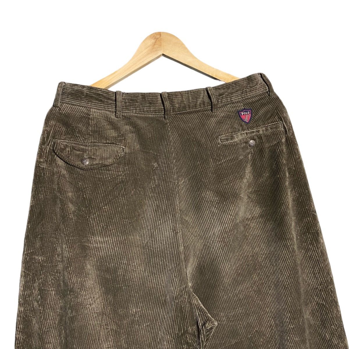 Polo Ralph Lauren × Vintage Vintage 90s Polo Golf Ralph Lauren Corduroy Baggy Pants Size US 34 / EU 50 - 4 Thumbnail