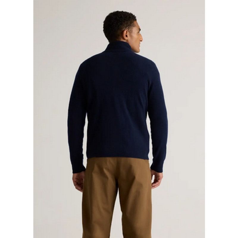 Quince Quince Mongolian Cashmere Quarter Zip Sweater Navy XL NWT Size US XL / EU 56 / 4 - 4 Thumbnail