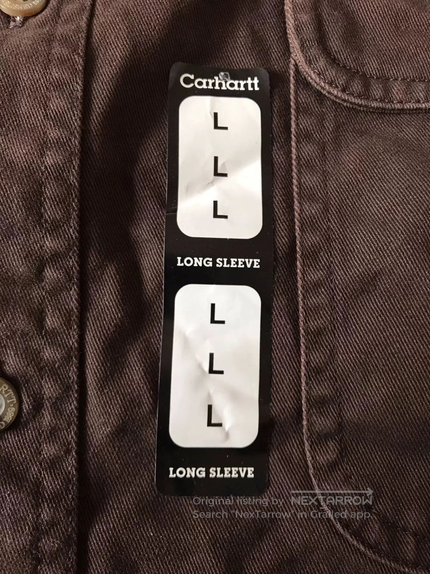 Carhartt Carhartt S09 DKB Work Shirt. Size US L / EU 52-54 / 3 - 6 Thumbnail
