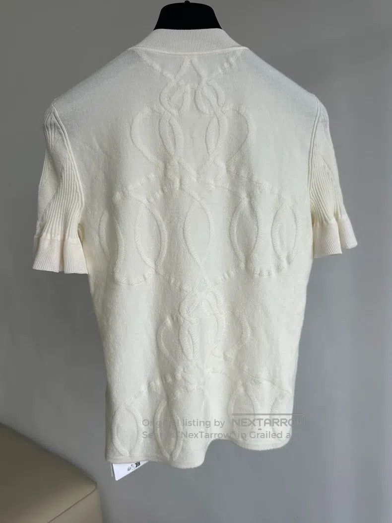 Hermes Hermes Women's Short Sleeve Knit Top Size XS / US 0-2 / IT 36-38 - 4 Thumbnail