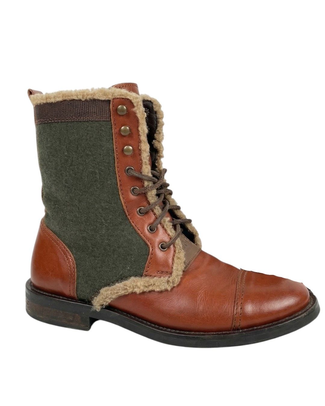 Dolce & Gabbana MOUNTAIN ASSAULT LEATHER BOOTS Size US 10 / EU 43 - 2 Thumbnail