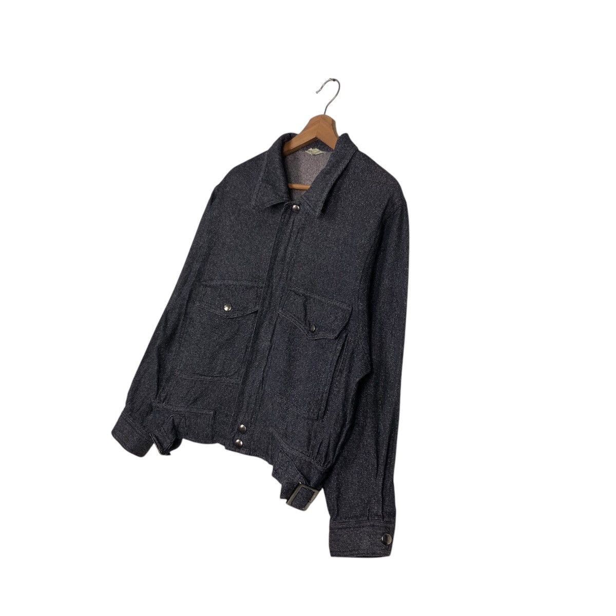 Japanese Brand 📌Vintage Denim Bomber Jacket Mige Parso Issey Miyake Size US M / EU 48-50 / 2 - 3 Thumbnail