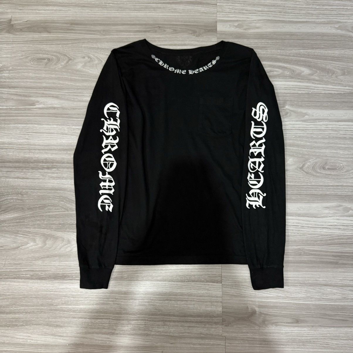 Chrome Hearts Chrome hearts neck script long sleeve | Grailed