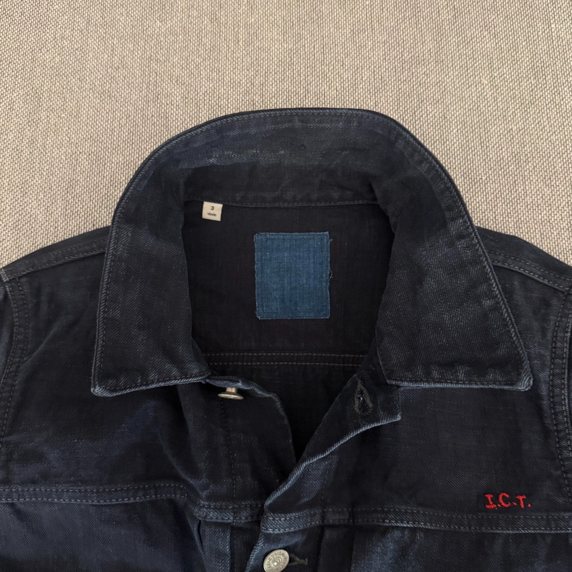 Visvim Visvim 101 ICT Natural Dyed Indigo Denim Jkt T2 16SS Size 2 Size US L / EU 52-54 / 3 - 3 Thumbnail