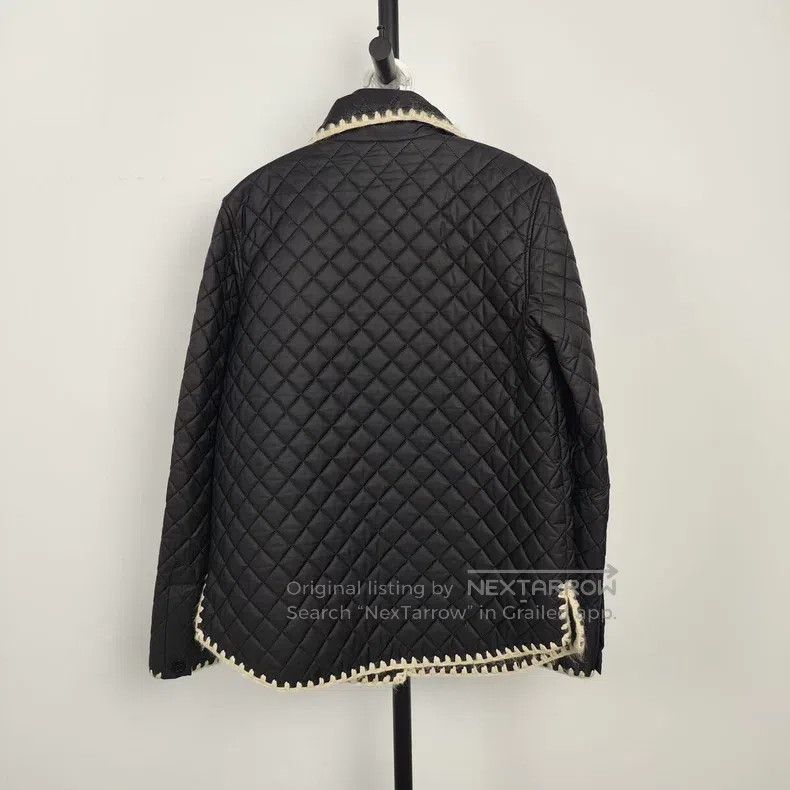 Chanel Chanel Diamond black cotton jacket Size XS / US 0-2 / IT 36-38 - 2 Thumbnail