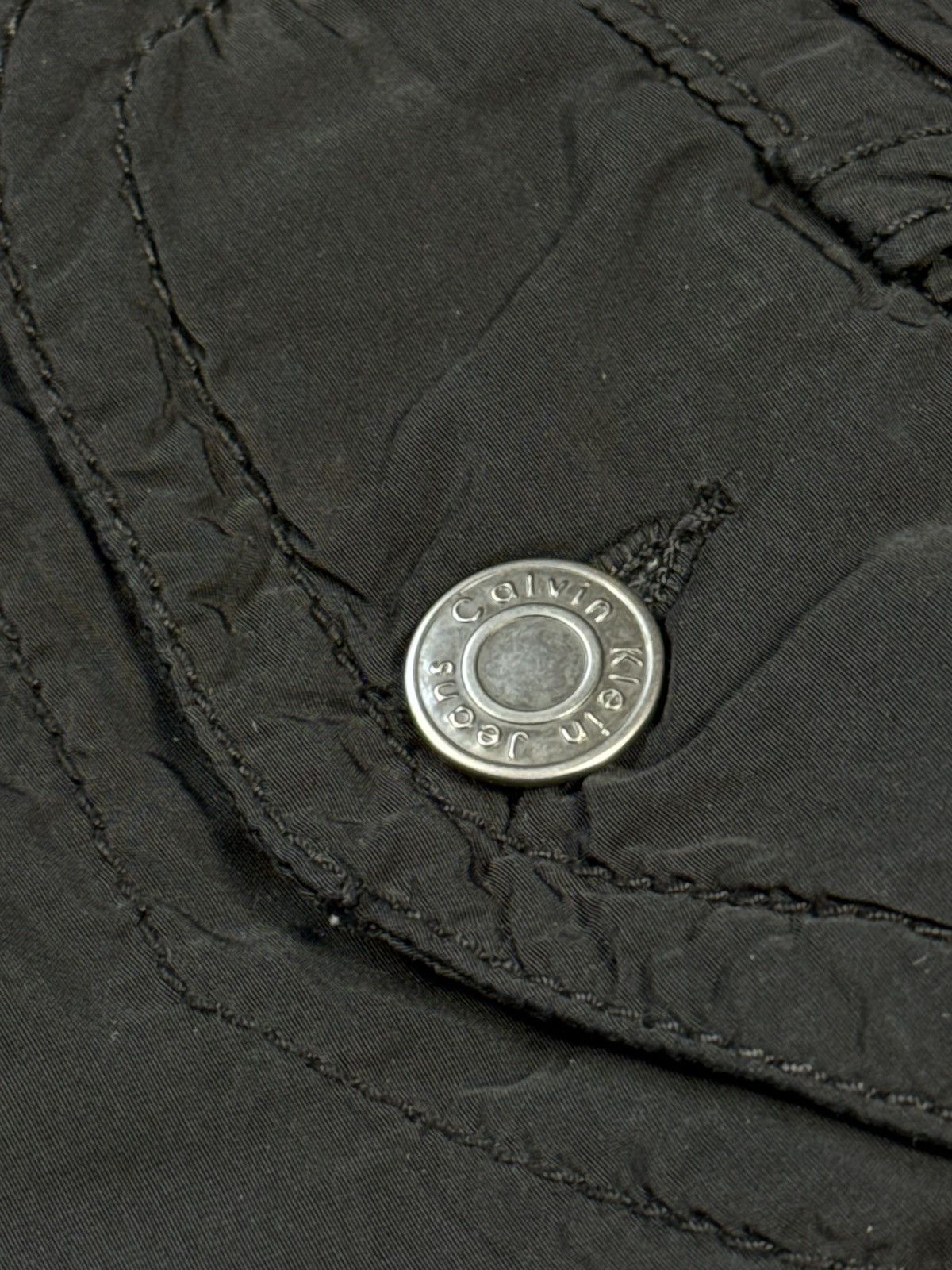 If Six Was Nine Calvin Klein Y2K JAPANESE SKIRT GOTH PUNK RAVE KANYE STYLE Size 27" / US 4 / IT 40 - 6 Thumbnail