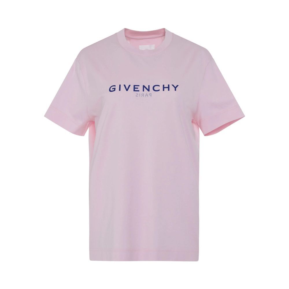 Givenchy o1srvl11e0225 Reversible Logo T-Shirt in Pink Size M / US 6-8 / IT 42-44 - 1 Preview