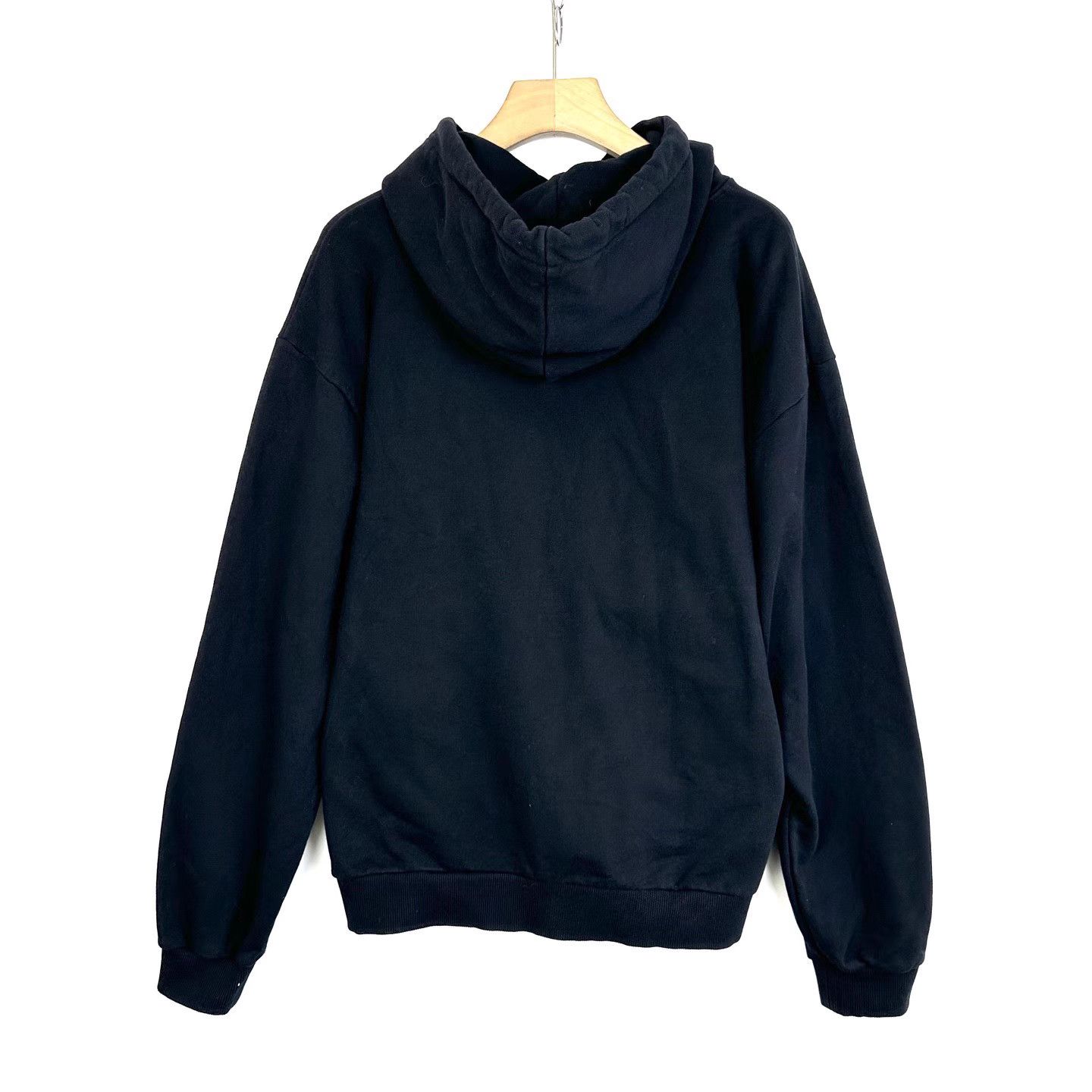 Celine Celine SS22 Cosmic Cruiser Black Fleece Studded Hoodie K12 Size XL / US 12-14 / IT 48-50 - 2 Thumbnail