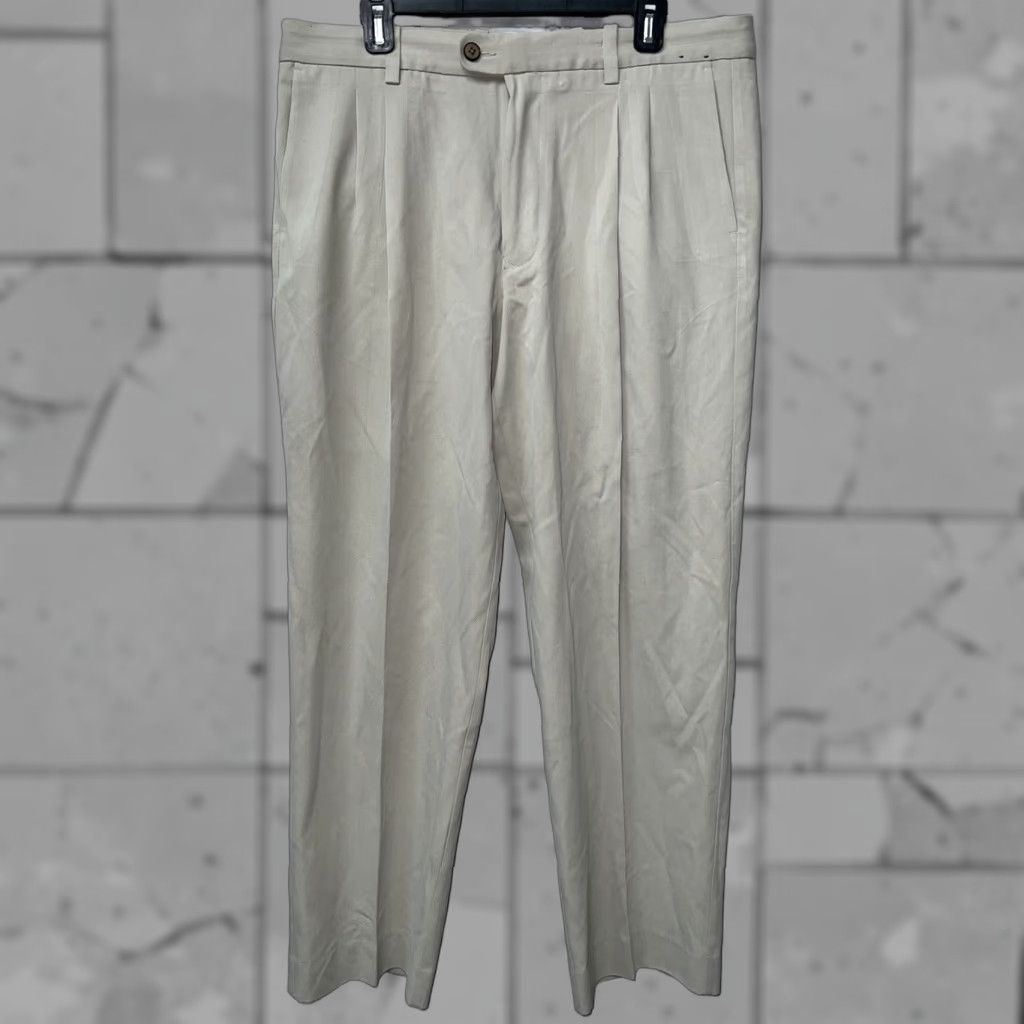 Tommy Bahama Tommy Bahama Pants Mens Casual Beige Chino 35x30 Regular Size 35 Beige Mens Size US 35 - 1 Thumbnail