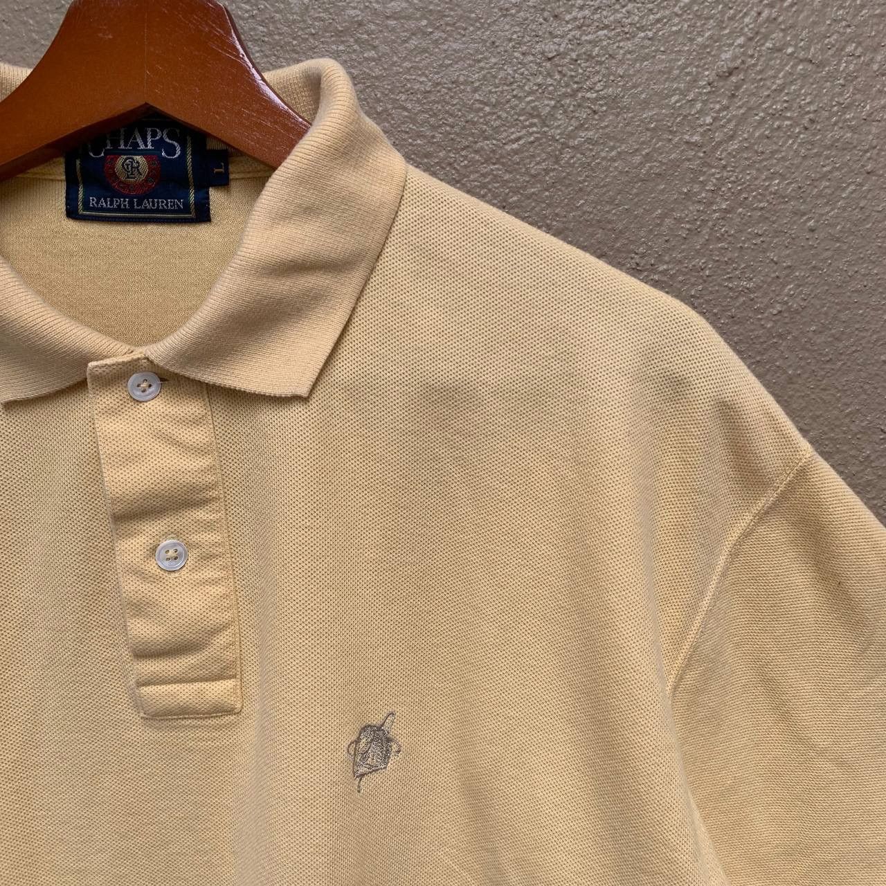 Chaps Ralph Lauren Vintage CHAPS RALPH LAUREN Polo T-shirt Size US L / EU 52-54 / 3 - 3 Thumbnail