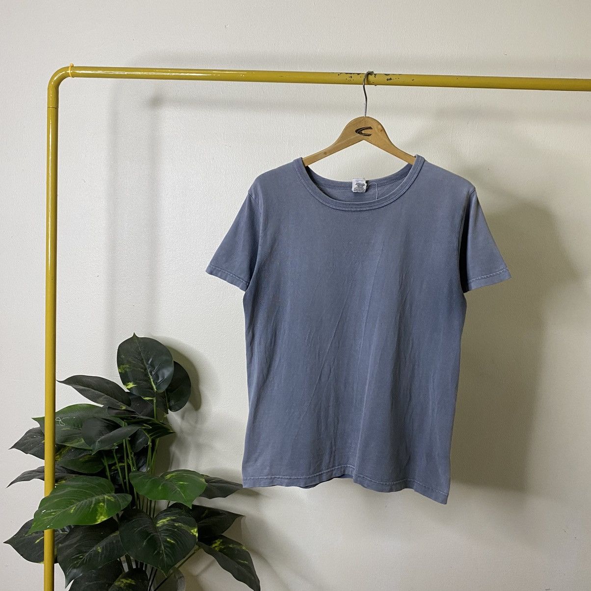 Denime Denime Japan Washed Blue Blank T Shirt Made in Japan Size US M / EU 48-50 / 2 - 1 Thumbnail