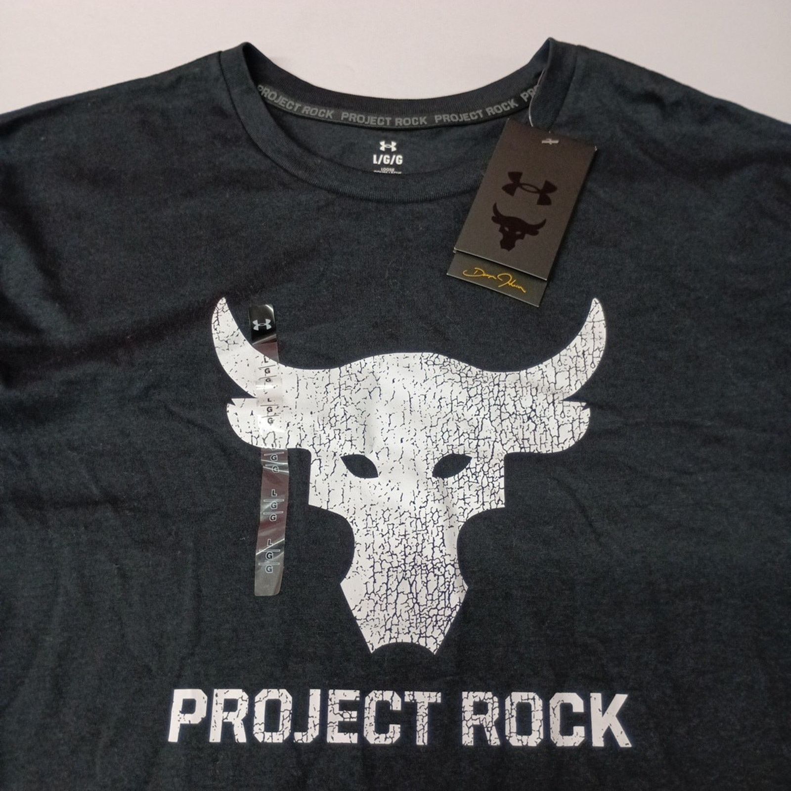 Under Armour Under Armour Project Rock Brahma Bull T-shirt Men's L Black Size US L / EU 52-54 / 3 - 3 Thumbnail