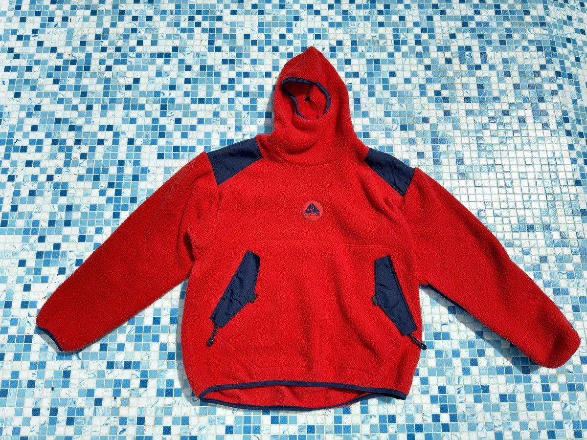 image of Nike Acg Ninja Fleece in Red, Men's (Size XL)