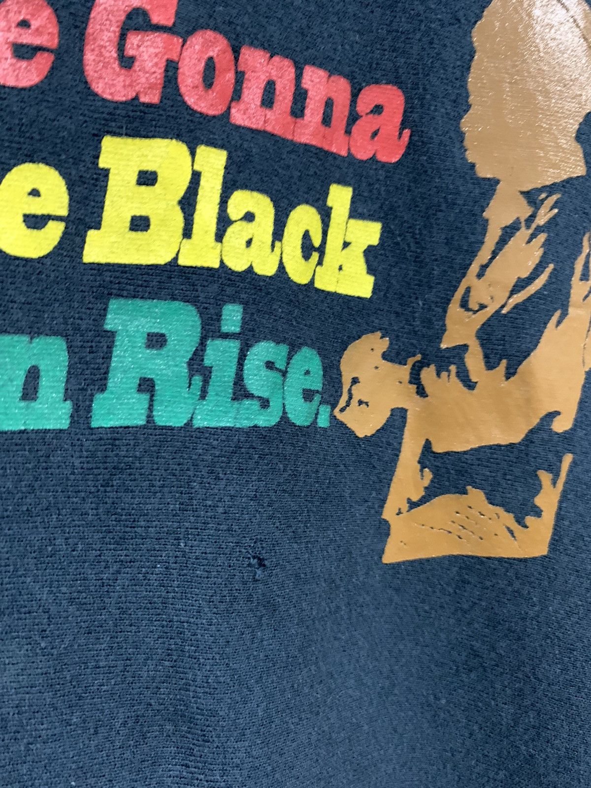 Japanese Brand Y2K Rasta Black Matters Sweatshirt Size US XL / EU 56 / 4 - 5 Thumbnail
