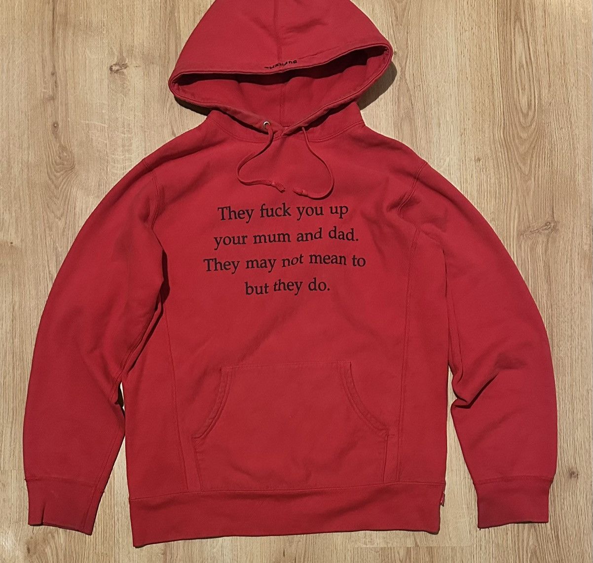 Supreme Supreme FW16 They F*ck You Up” Verse Poem Hoodie | Grailed