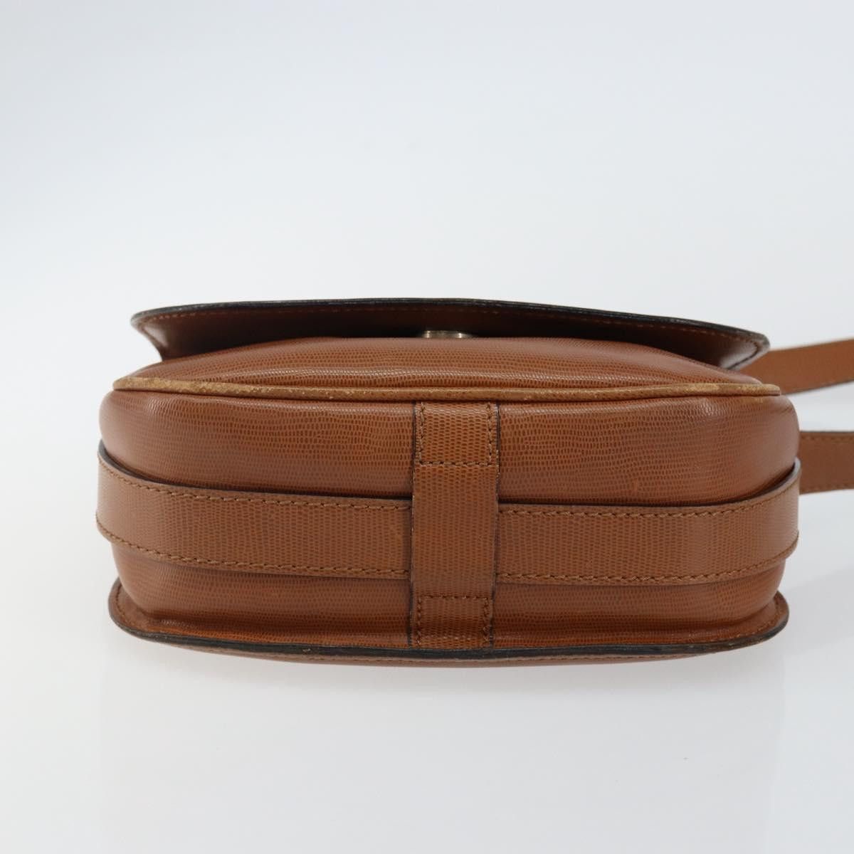 Celine CELINE Shoulder Bag Leather Brown Gold Size ONE SIZE - 9 Thumbnail