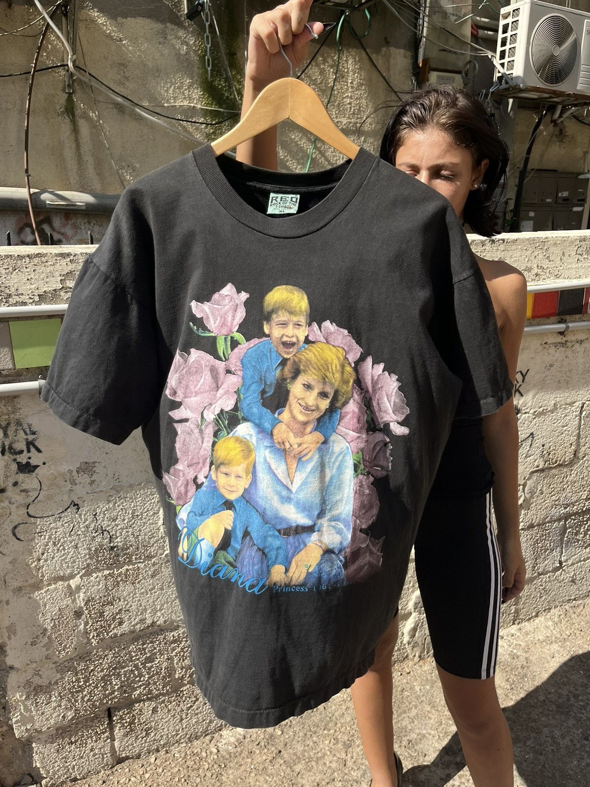 Vintage Princess Diana authentic rare vintage memorial T-Shirt