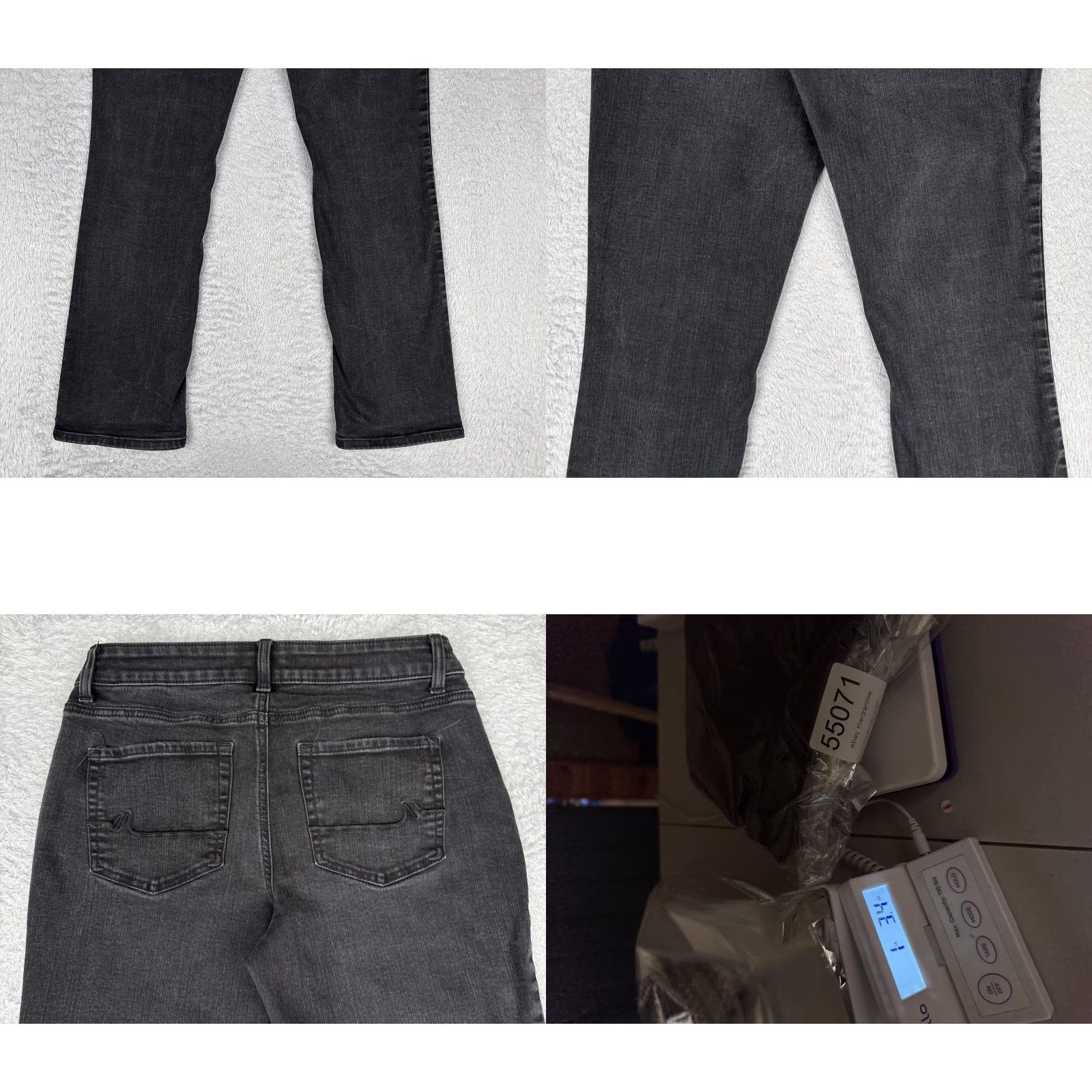 Vintage Maurices Jeans Womens 8 Gray Mid Rise Bootcut 28x31 Charcoal Wash Denim Stretch Size 30" / US 8 / IT 44 - 10 Thumbnail