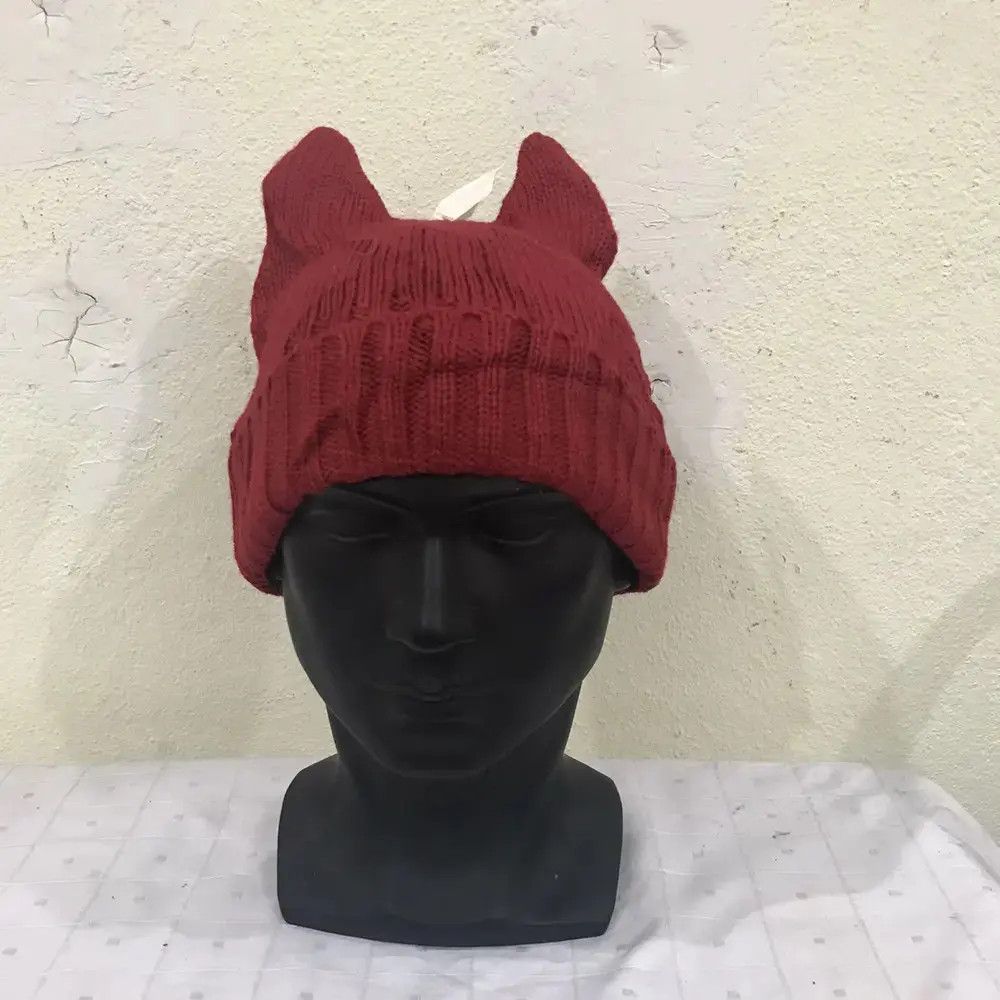 Japanese Brand × Kapital × Vintage Japanese Brand Devil Horn Beanie Hat Size ONE SIZE - 3 Thumbnail