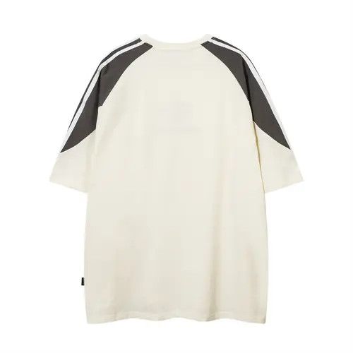 Other Japanese retro letter embroidery matching T-shirt loose Size US L / EU 52-54 / 3 - 2 Thumbnail