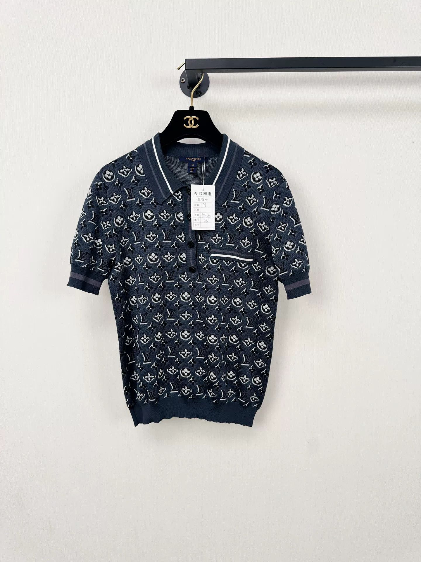 Louis Vuitton Louis Vuitton Monogram Knit Polo Shirt Size US M / EU 48-50 / 2 - 1 Thumbnail