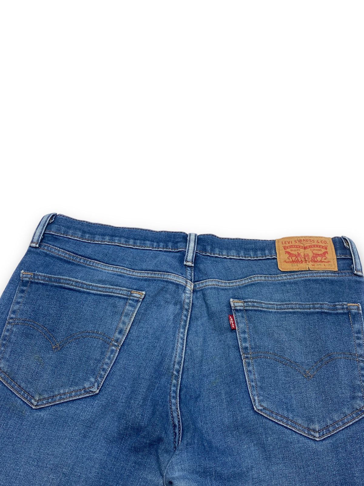 Jean Vintage LEVI'S Denim Blue Jeans 514 Size US 36 / EU 52 - 8 Thumbnail