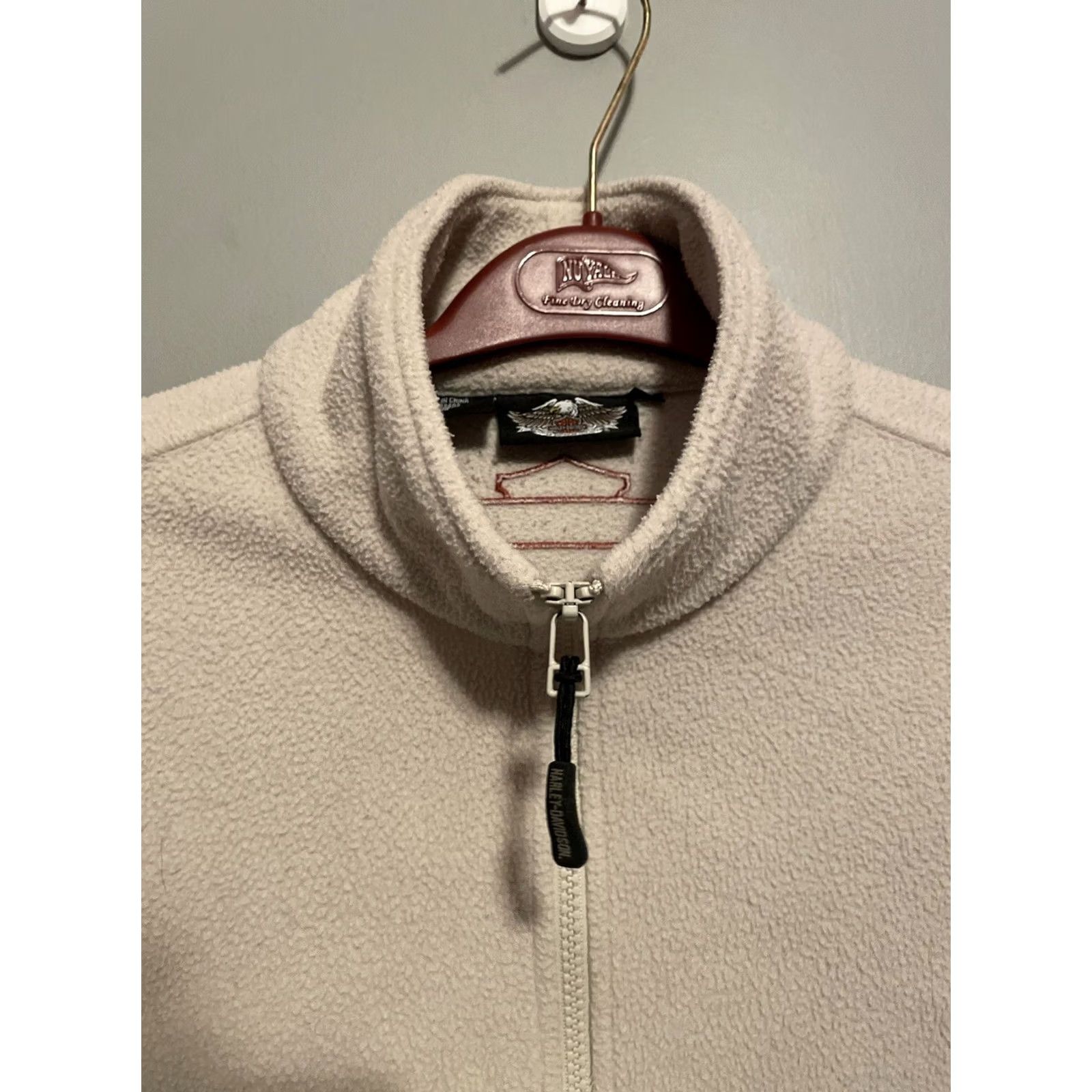 Harley Davidson VINTAGE Harley-Davidson Jacket Fleece Women Beige Size L Size L / US 10 / IT 46 - 2 Thumbnail