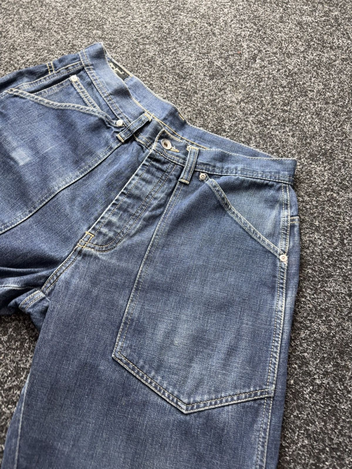 Japanese Brand Y2K 00s Pepe Jeans SK8 Straight Denim Blue 90s Vintage Style Size US 32 / EU 48 - 8 Thumbnail
