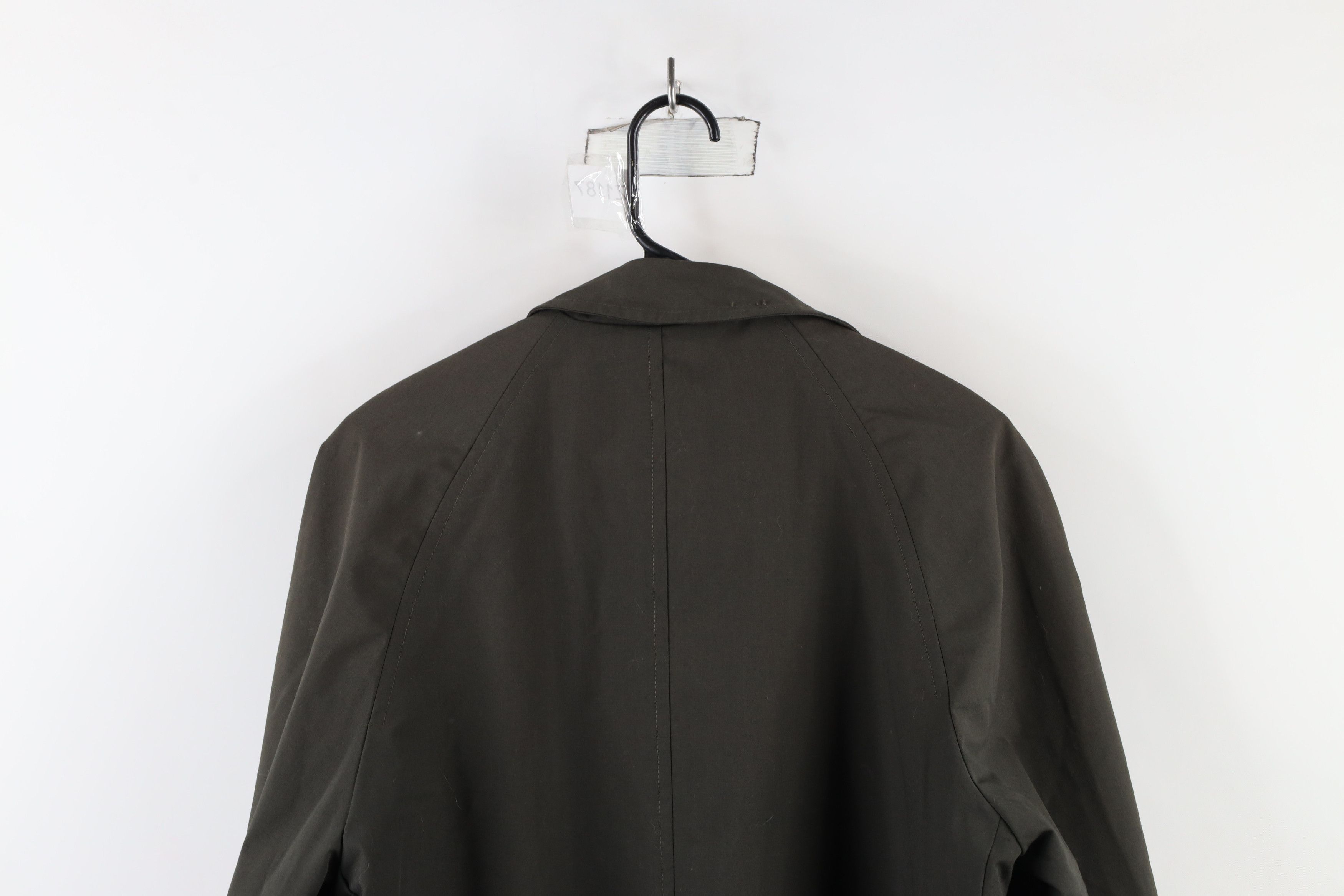 Vintage Vintage 60s 70 Streetwear Trench Coat Rain Jacket Green USA Size US L / EU 52-54 / 3 - 15 Thumbnail