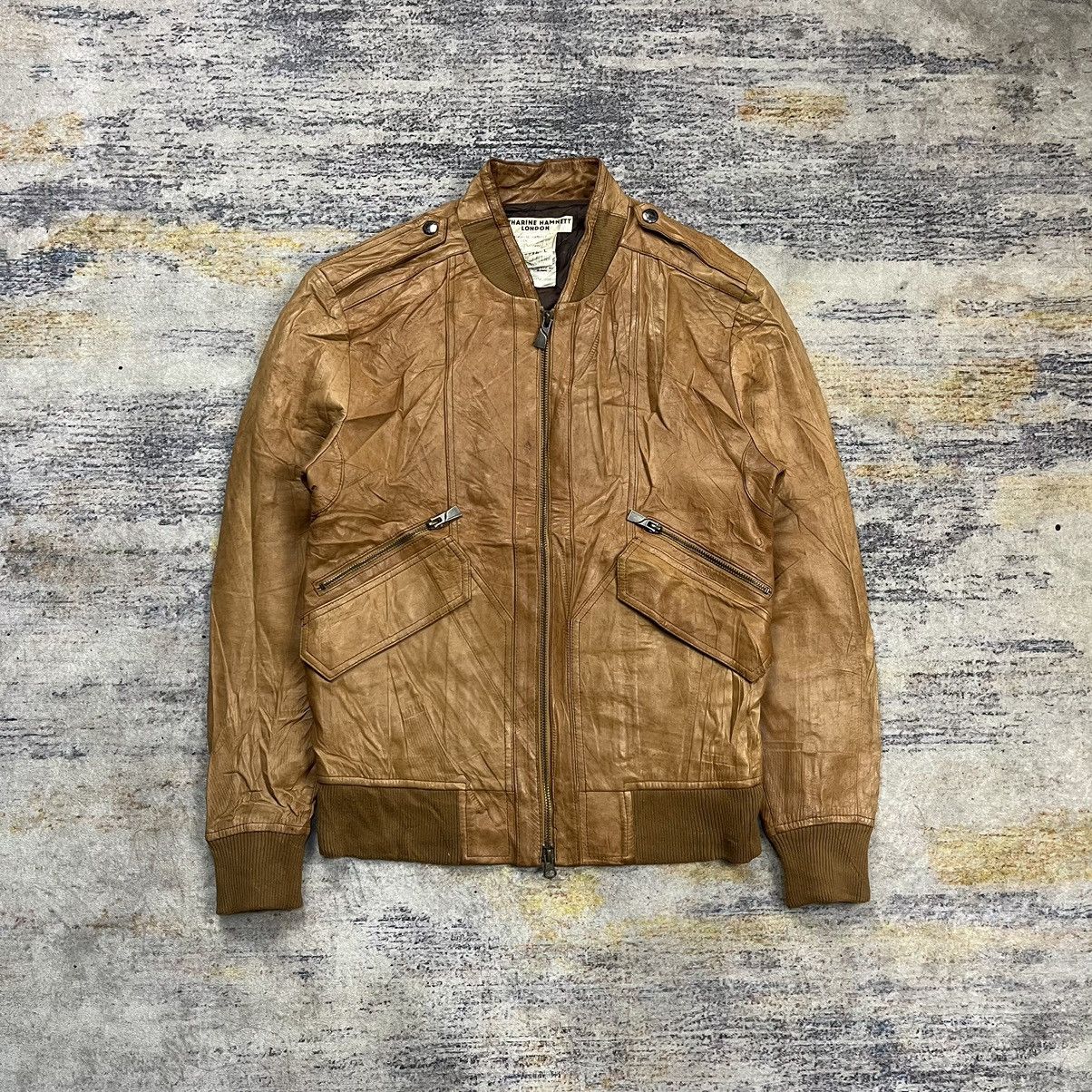 Men's Katharine Hamnett London Leather Jackets | Grailed