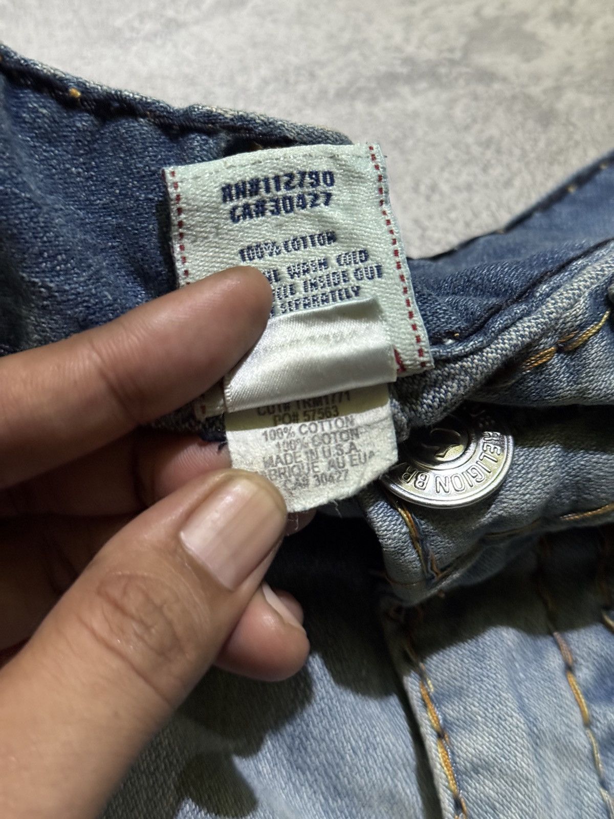 True Religion Y2k True Relegion Baggy jeans Size US 35 - 11 Thumbnail