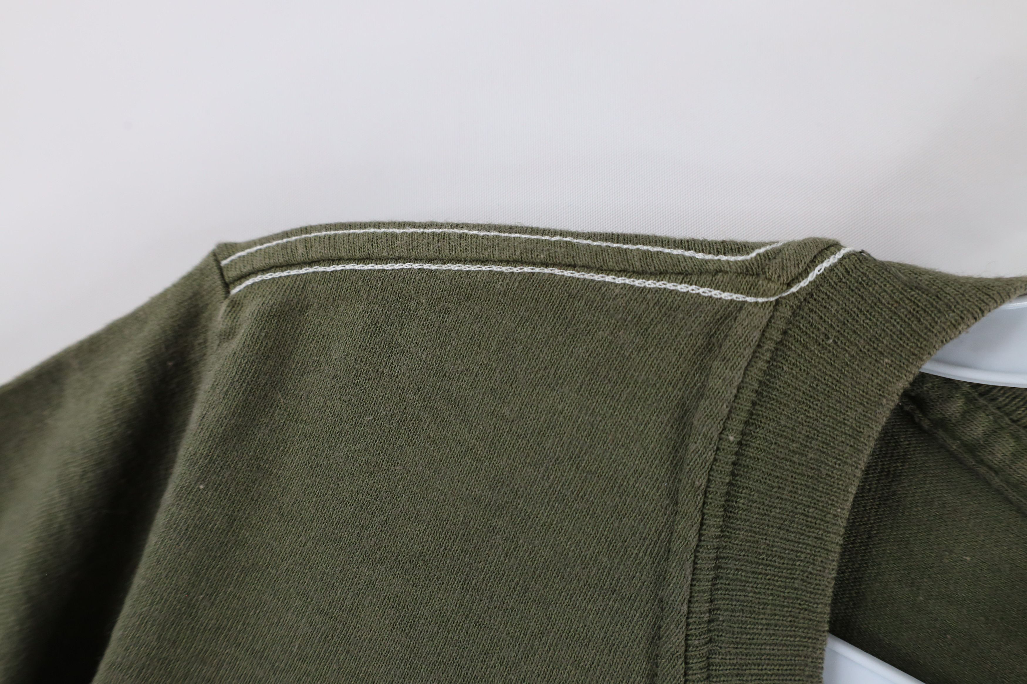 Calvin Klein × Vintage Vintage 90s Calvin Klein Spell Out Pocket T-Shirt Green Size M / US 6-8 / IT 42-44 - 10 Thumbnail