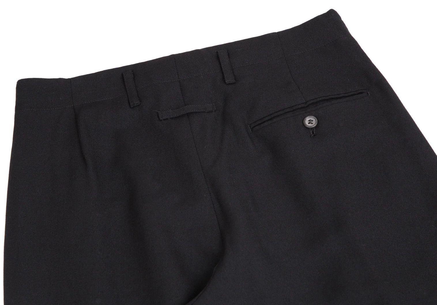 Jean Paul Gaultier Wool Nylon Tapered Pants in Black Size 48 Size US 32 / EU 48 - 10 Thumbnail
