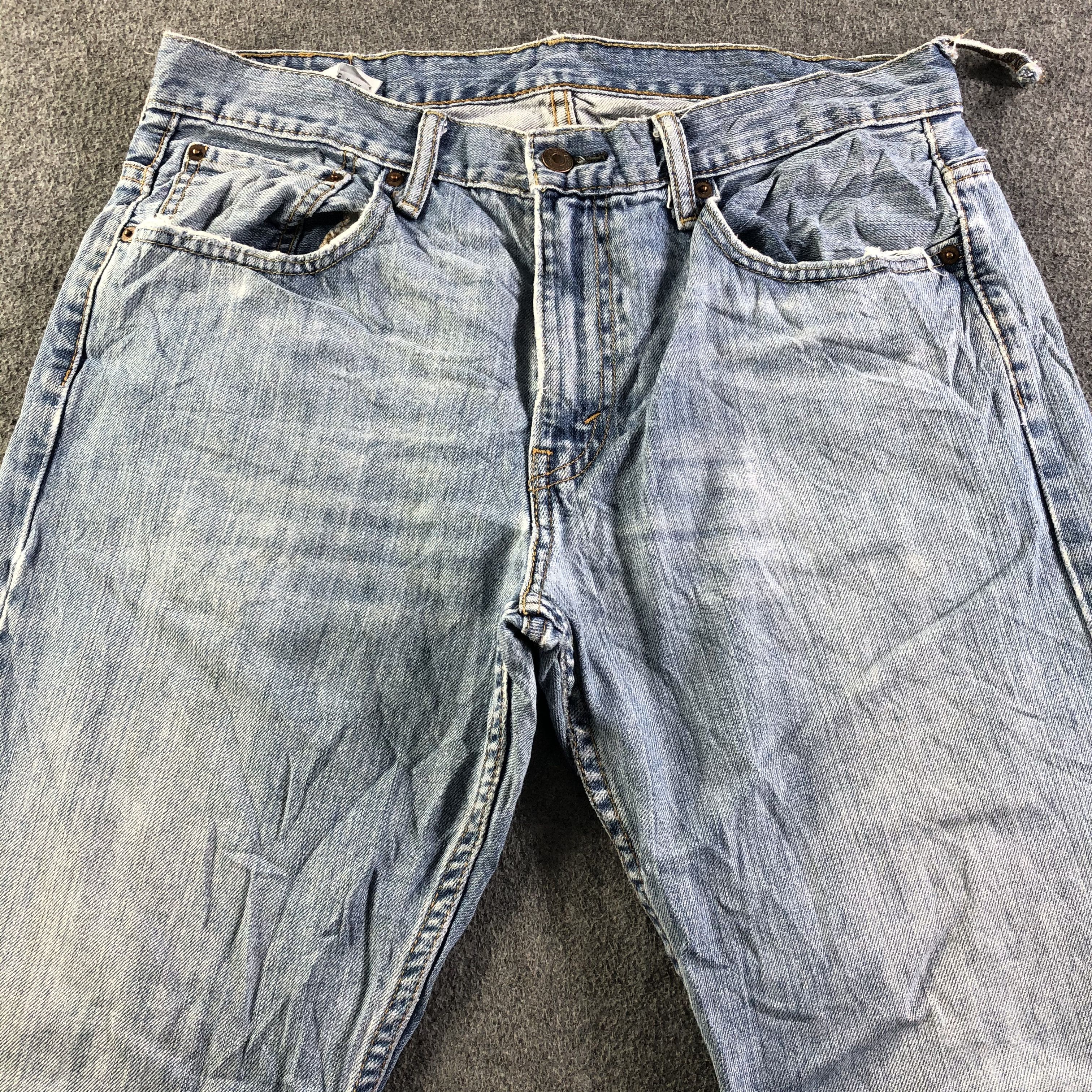 Levi's Vintage Blue Wash Levis 569 Jeans-J4201 Size US 35 - 3 Thumbnail