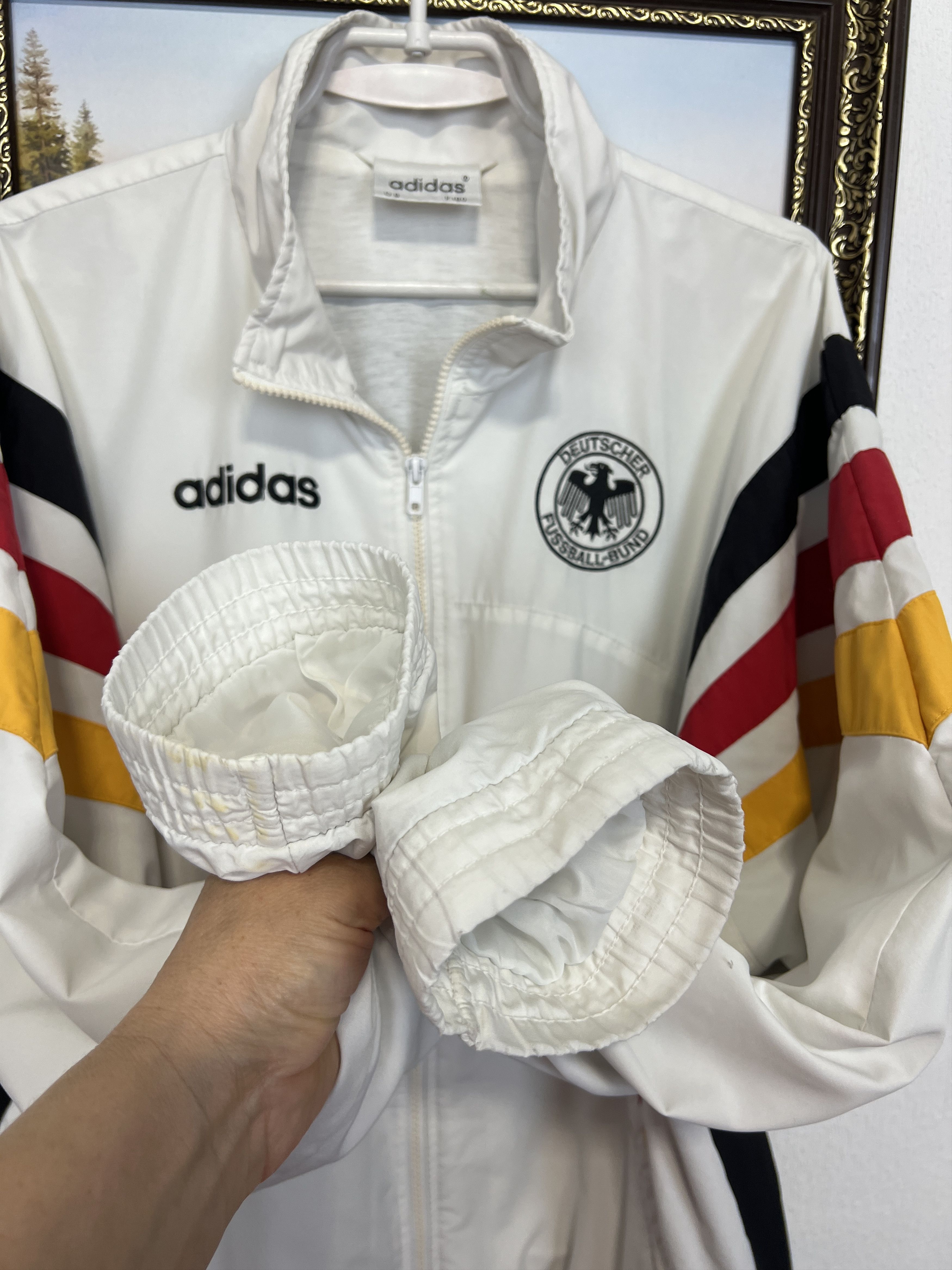 Adidas Vintage Germany Football Jacket Soccer National Track Top Size US M / EU 48-50 / 2 - 5 Thumbnail