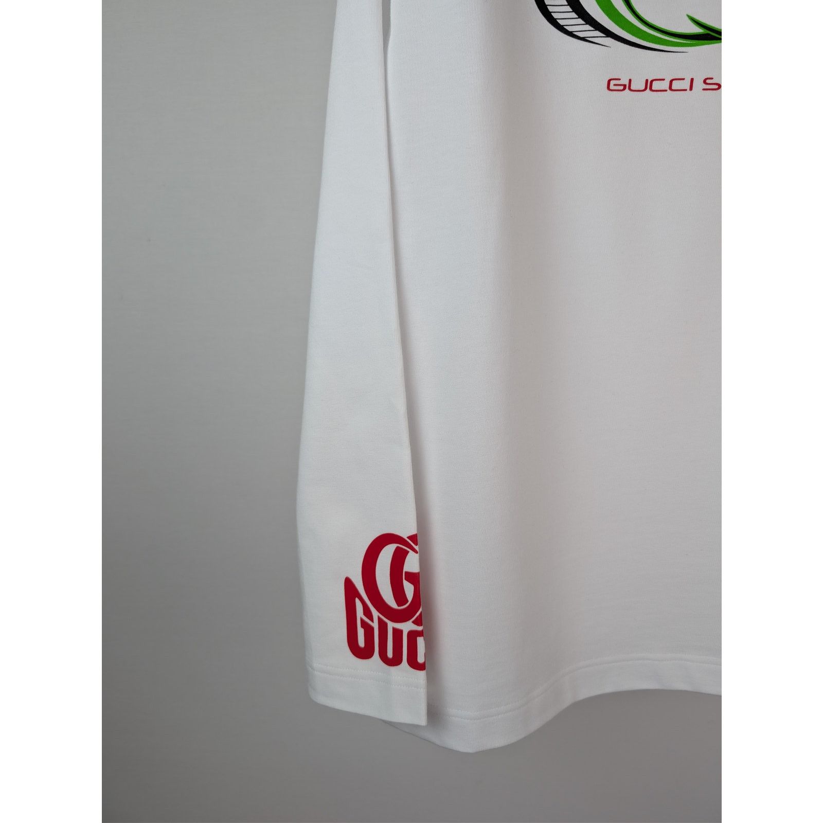 Gucci o1rshd1 Q:2 / Logo-Print Cotton Jersey T-shirt in White Size US M / EU 48-50 / 2 - 5 Thumbnail