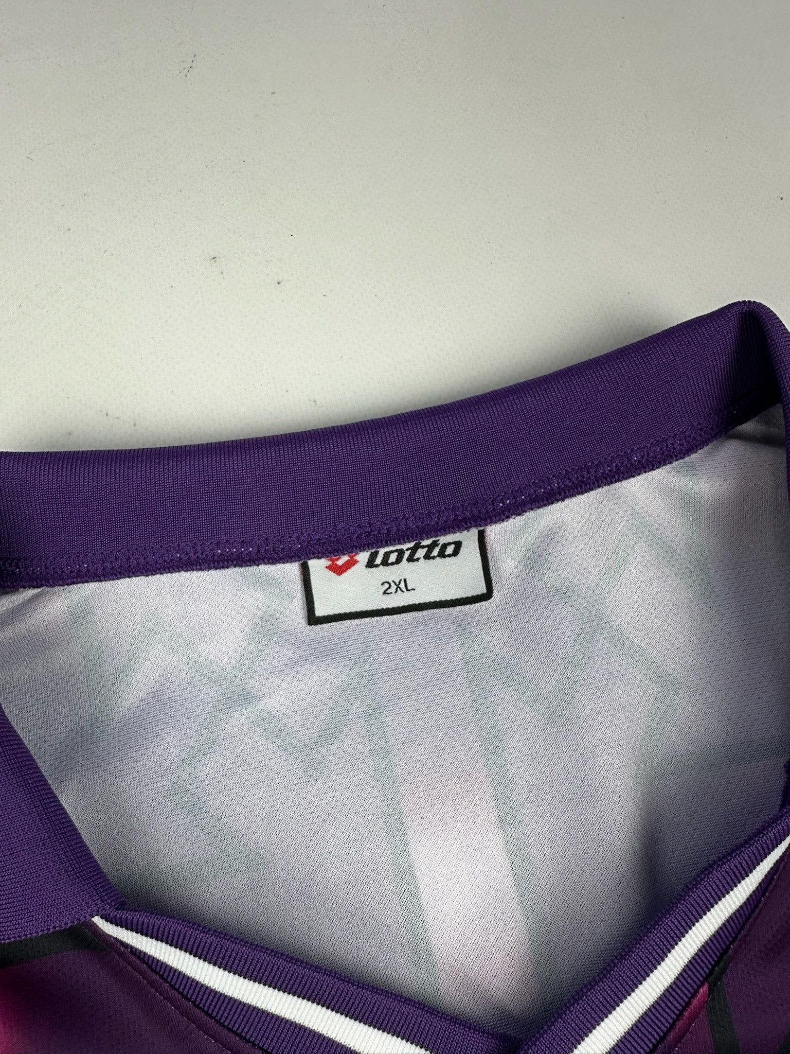 Lotto Sport Vintage Fiorentina Florence 1992 1993 Away Shirt Jersey Size US XXL / EU 58 / 5 - 3 Thumbnail