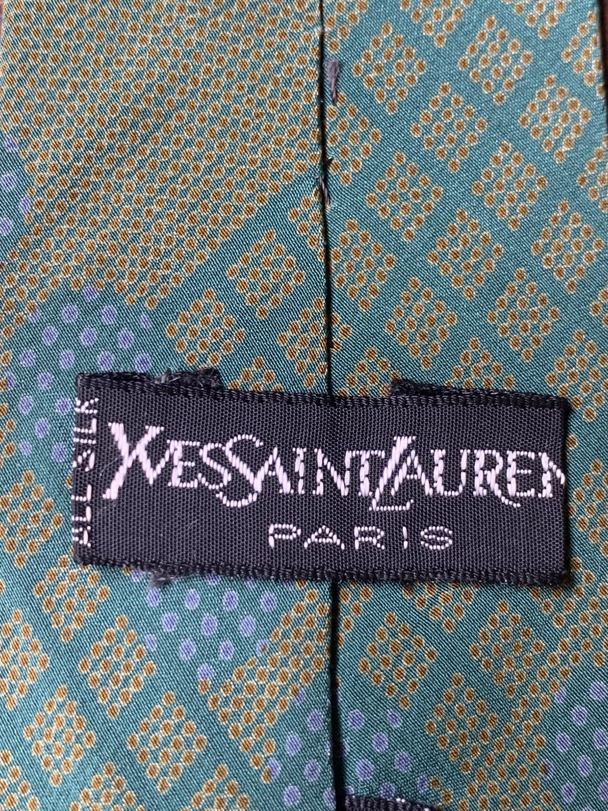 Designer × Vintage × Yves Saint Laurent Rare Design Vintage Yves Saint Laurent Ties Size ONE SIZE - 4 Thumbnail