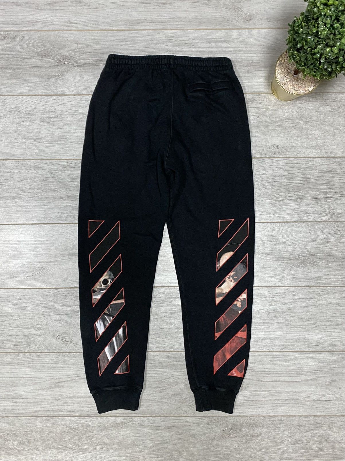 OFF-WHITE Caravaggio Diag tape Sweatpants