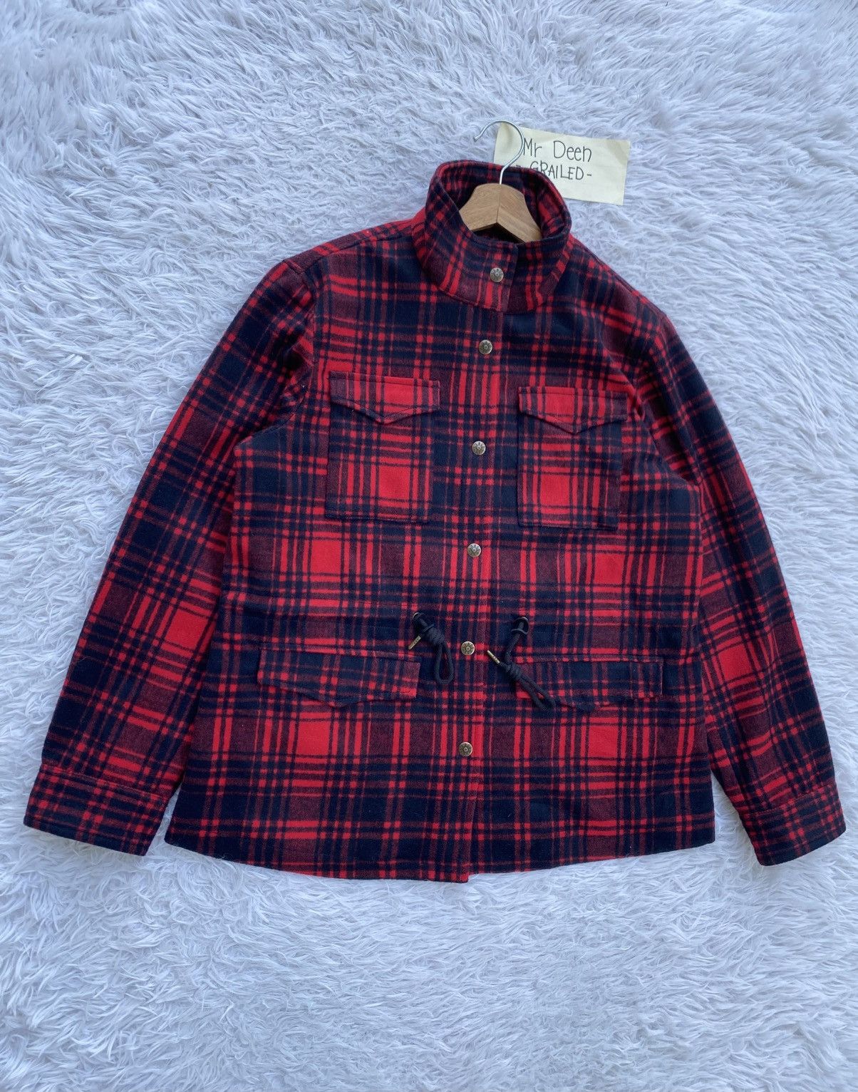 Levi's Vintage Levi's Strauss Chekered Wool Jacket Size US M / EU 48-50 / 2 - 2 Thumbnail