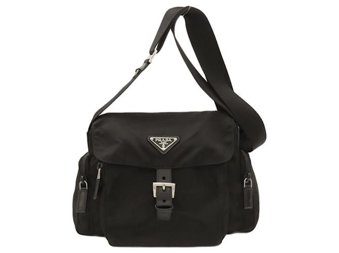 Prada PRADA Black Nylon Shoulder Bag Size ONE SIZE - 1 Thumbnail