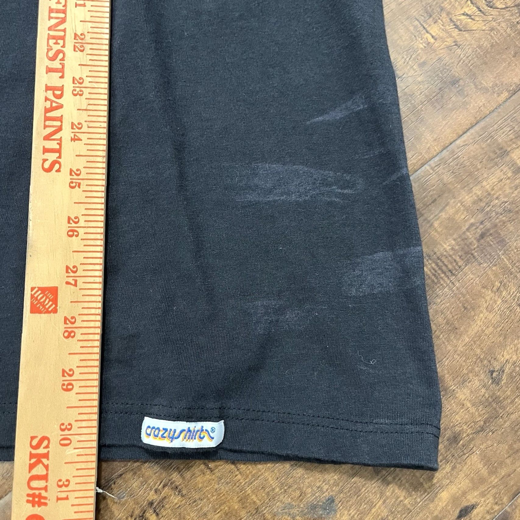 Vintage VINTAGE Crazy Shirts Hawaii 90s Hockey T-Shirt XL Black Double-Sided Mens Size US XL / EU 56 / 4 - 4 Thumbnail