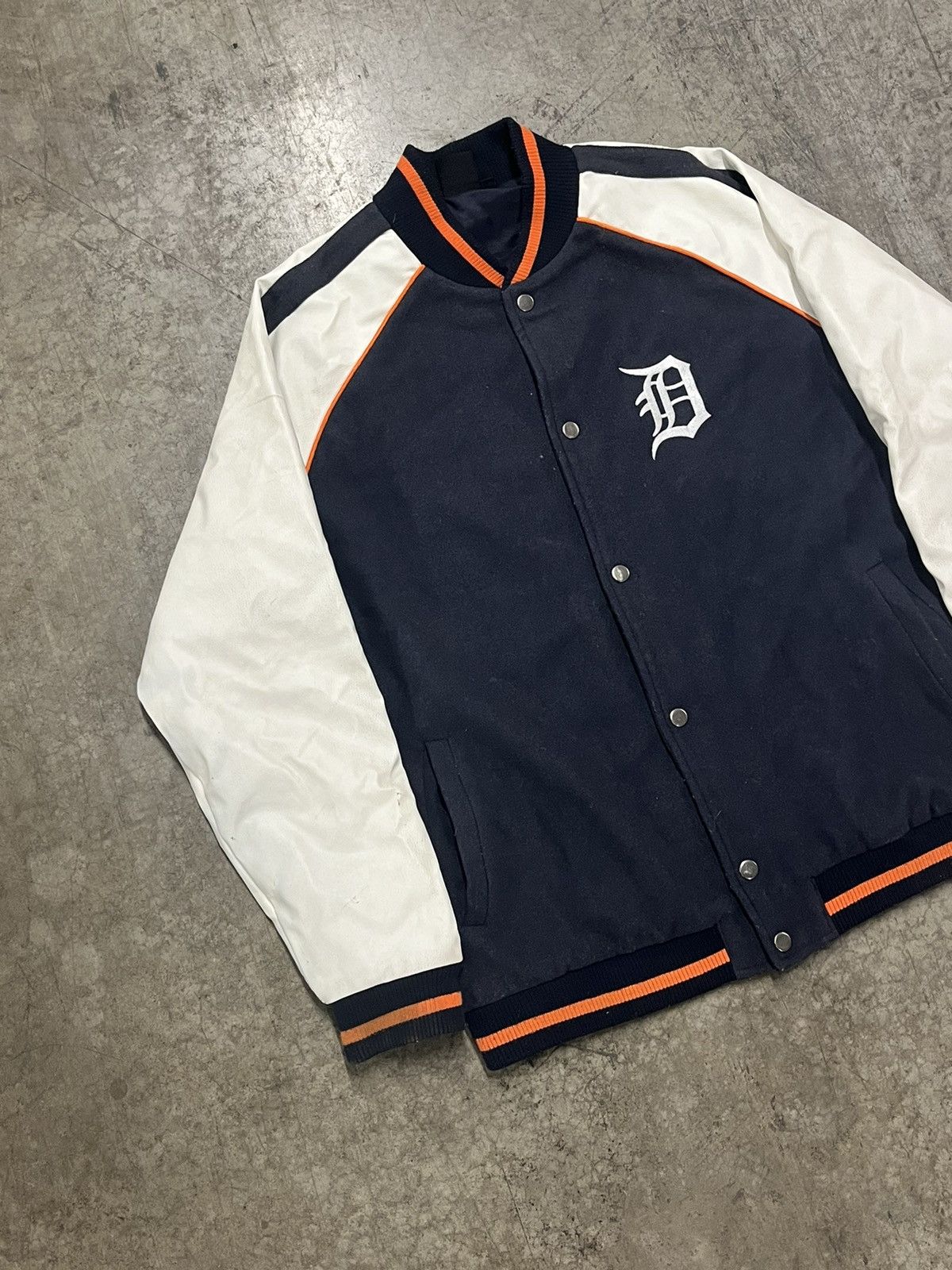 Vintage Detroit tigers vintage mlb jacket baseball varsity rare hype Size US L / EU 52-54 / 3 - 5 Thumbnail