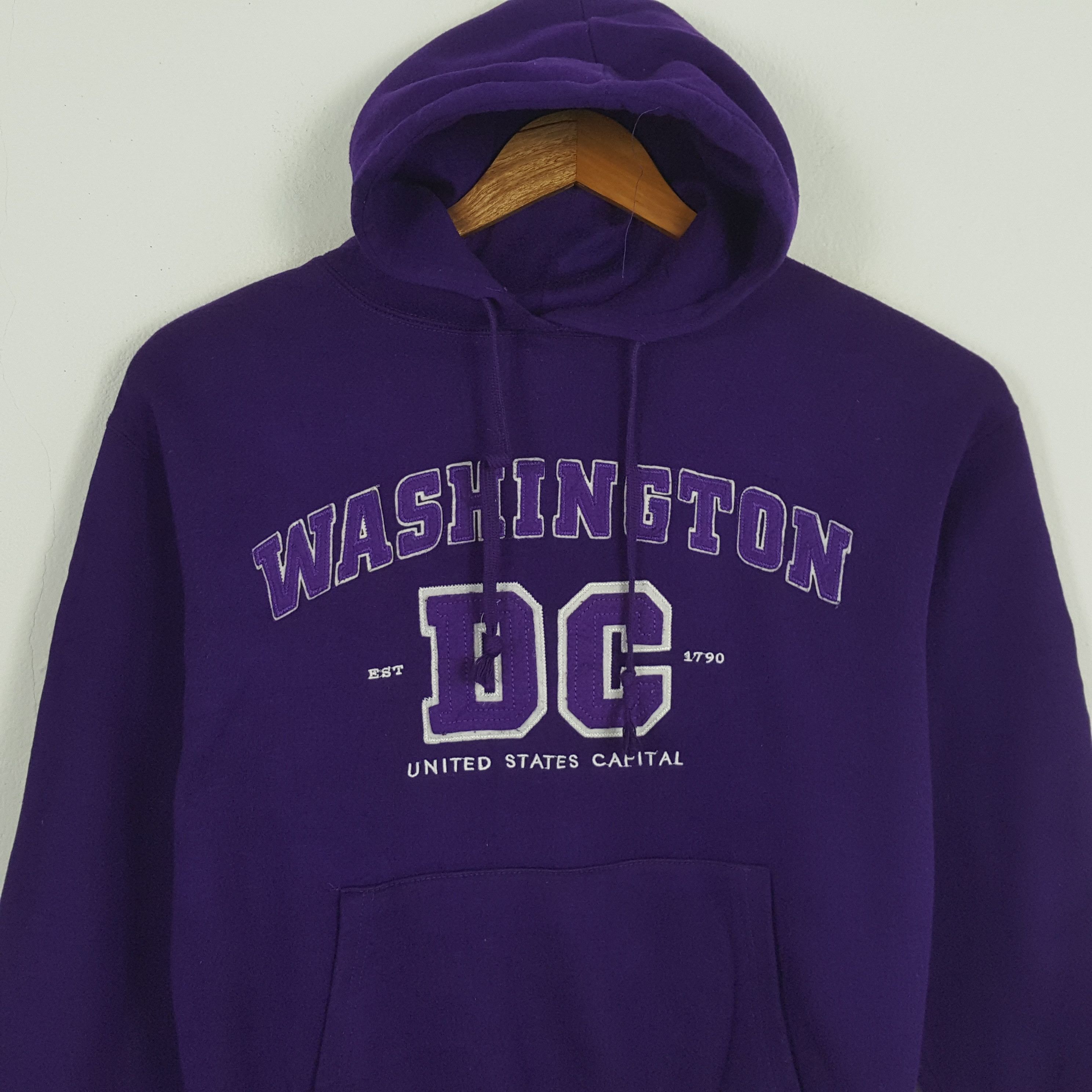DC × Vintage Vintage WASHINGTON DC USA American Promo Hoodies Size US M / EU 48-50 / 2 - 2 Thumbnail