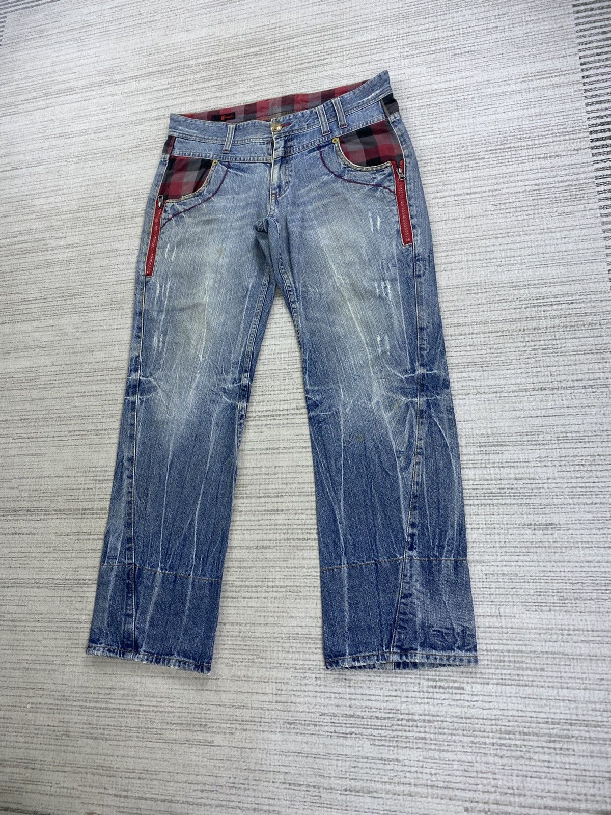 Hysteric Glamour Vintage Uj Comtempo Punk Mud Wash Rare Denim Pants Size US 34 / EU 50 - 4 Thumbnail
