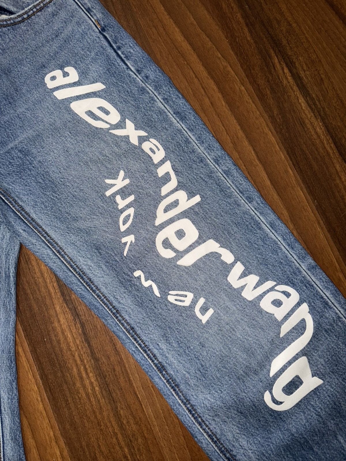 Alexander Wang Alexander Wang Logo Blue Jeans Size 26" / US 2 / IT 38 - 3 Thumbnail